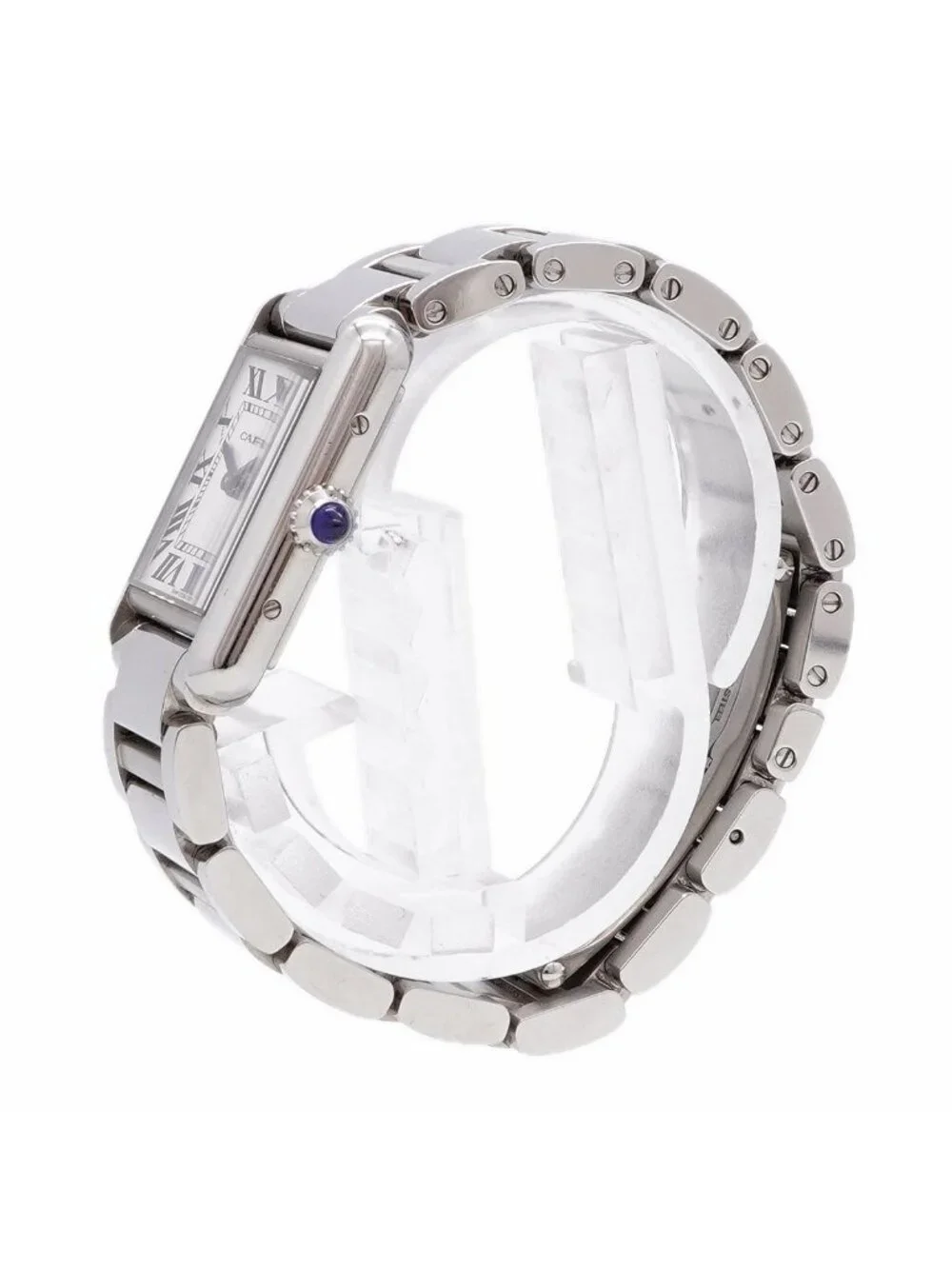 Cartier Tank Must SM Wsta Silver Dial Watch
